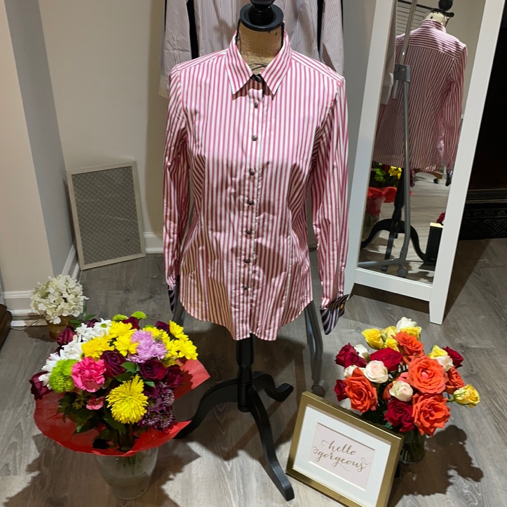 🛍Brooks Brothers Striped Shirt w/ French Cuffs🛍